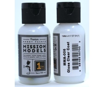 Mission Models Gloss Clear 1oz (30ml) (1)