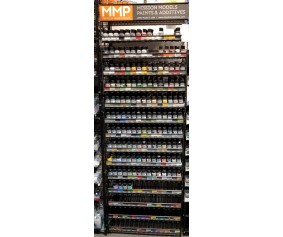 Mission Models MMP Rack with 6 of each modeling paint