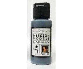 Mission Models Gloss Black Base for Chrome 1oz (30ml) (1)