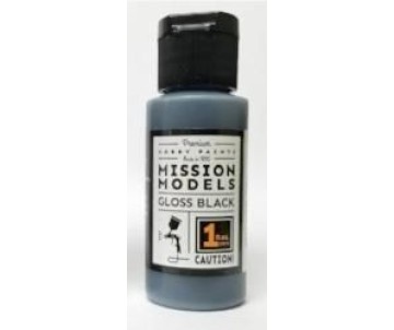 Mission Models Gloss Black Base for Chrome 1oz (30ml) (1)