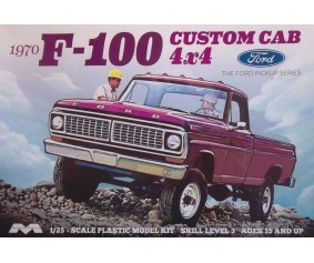 Moebius 1970 Ford F-100 Custom Cab 4x4 1/25 Model Kit
