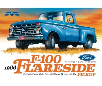 Moebius 1966 Ford F-100 Flareside Pickup 1/25 Model Kit (Level 3)