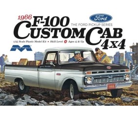 Moebius 1966 Ford F100 Custom Cab 4x4 1/25 Model Kit