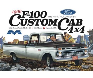 Moebius 1966 Ford F100 Custom Cab 4x4 1/25 Model Kit
