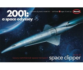 Moebius 1/72 Scale 2001: A Space Odyssey - Orion III Space Clipper, 29” long