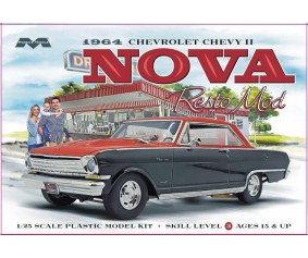 Moebius 1964 Chevy II Nova Resto Mod 1/25 Model Kit