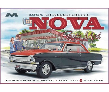Moebius 1964 Chevy II Nova Resto Mod 1/25 Model Kit