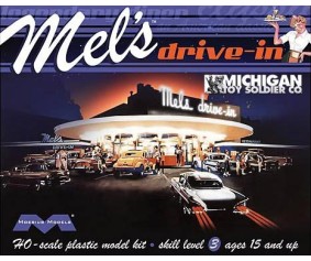 Moebius Mels Drive In HO Scale Model Kit