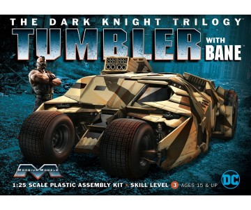 Moebius Dark Knight Armored Tumbler with Bane 1/25 Model Kit