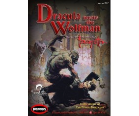 Moebius 1/8 Dracula Meets the Wolfman - Frazetta