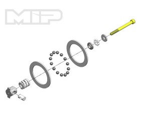 MIP Super Diff, Carbide Rebuild Kit, All Team Associated 1/10th Vehicles