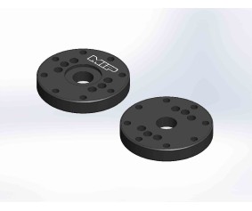 MIP Bypass1 Pistons, 8-Hole, 16mm (2)