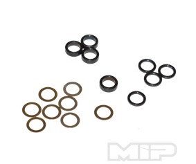MIP 5mm Steel Spacer Kit, .25mm, 1.0mm, & 2.3mm