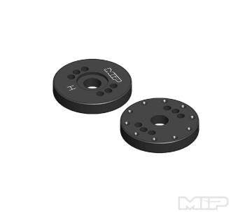 MIP Bypass1 Hi-Flow Pistons, 10-Hole x Blank, 1/8th Scale (2)