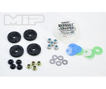 MIP Bypass1 Hi-Flow Piston Kit, 5-Hole x 1.3mm, 1/8th Scale