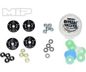 MIP Bypass1 Tapered Hi-Flow Piston Kit, 5-Hole x 1.3mm, 1/8th Scale