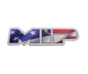 MIP American Flag, Die Cut Vinyl Sticker, 3.73