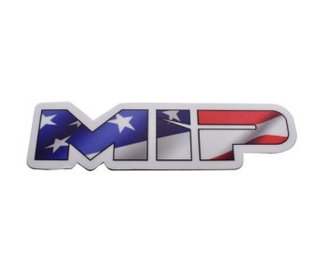 MIP American Flag, Die Cut Vinyl Sticker, 3.73