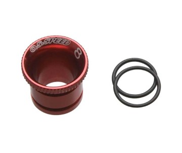 OS Engines 71533280 Carb Reducer 8mm Red Speed 21 V-Spec