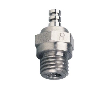 OS Engines 71608001 #8 Glow Plug Long Medium Air/Car