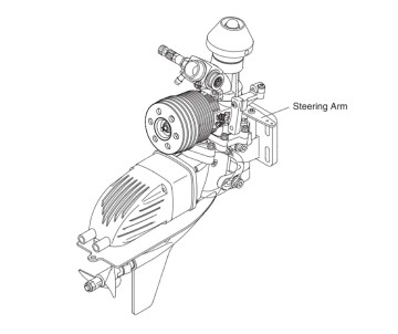 OS Engines 23874500 Steering Arm 21XM