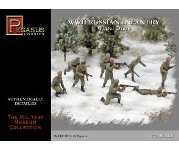 Pegasus Hobbies 1/72 WWII Russian Infantry Winter Dress