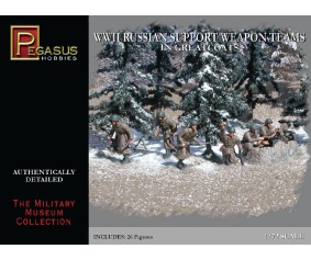 Pegasus Hobbies 1/72 Russian Support Weapon Teams in Greatcoats
