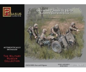 Pegasus Hobbies 1/72 German IG-18 Gun and Crew