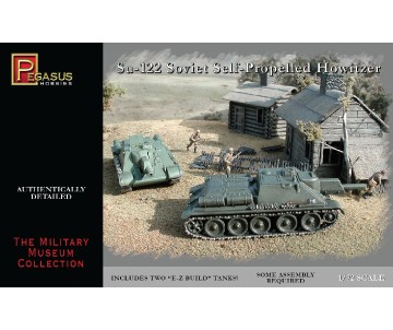 Pegasus Hobbies 1/72 Russian Su-122 Assault Gun (2)