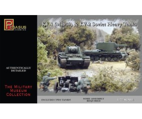 Pegasus Hobbies 1/72 KV-1 Early & KV-2 Tanks (2)