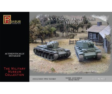 Pegasus Hobbies 1/72 KV-1 Late Tanks (2)