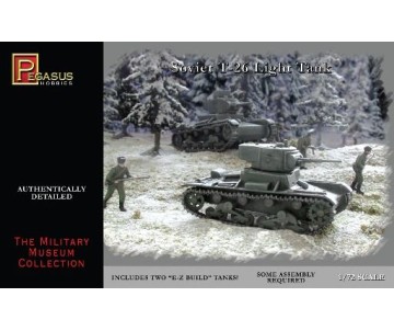 Pegasus Hobbies 1/72 T-26 Light Tanks (2)