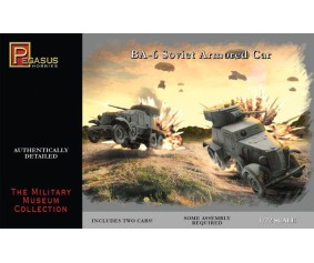 Pegasus Hobbies 1/72 BA-6 Armored Cars (2)
