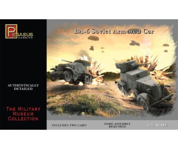 Pegasus Hobbies 1/72 BA-6 Armored Cars (2)