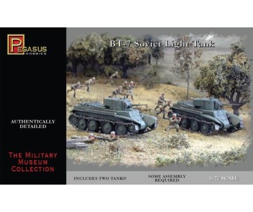 Pegasus Hobbies 1/72 BT-7 Light Tanks (2)