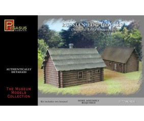 Pegasus Hobbies 1/72 Russian Log Houses (2)