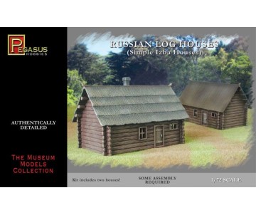 Pegasus Hobbies 1/72 Russian Log Houses (2)