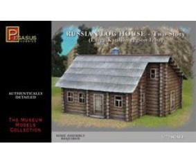 Pegasus Hobbies 1/72 Russian Log House – Two Story