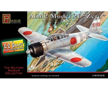 Pegasus Hobbies 1/48 E-Z Snapz Mitsubishi Zero A6M2