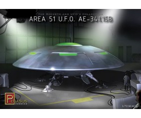 Pegasus Hobbies 1/72 Area 51 UFO A.E.-341.15B Kit
