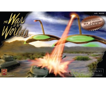 Pegasus Hobbies 1/144 War of the Worlds Diorama Copper Plated kit