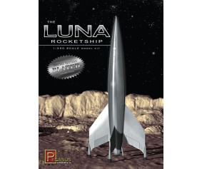 Pegasus Hobbies 1/350 Luna Rocketship Silver Plated Edition Kit
