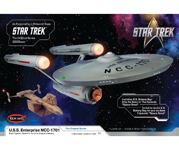 Polar Lights 1/1000 Star Trek: The Original Series U.S.S. Enterprise NCC-1701 (Level 2)