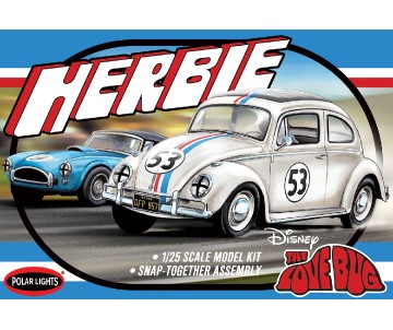 Polar Lights 1/25 Herbie Volkswagon Beetle Model Kit - Level 2