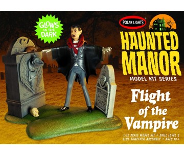 Polar Lights Haunted Manor: Flight of the Vampire 1/12 Model Kit (Level 2)