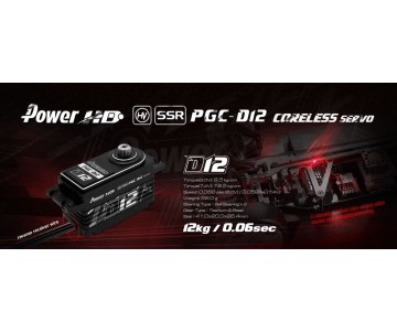 Power HD D12 HV Digital Low Profile Coreless Servo 12.5KG 0.059sec@7.4V