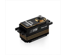 Power HD Storm S15 Low Profile HV Brushless Digital Servo w/Titanium Gears 16.5KG 0.05sec@8.4V - Gold