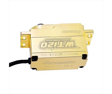 PowerHD High Voltage 4-Pole Brushless Crawler Servo 50KG, 0.08 sec @ 8.4V, Brass
