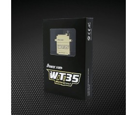 PowerHD High Voltage Waterproof Servo 3.8KG, 0.075 sec @ 7.4V. Copper and Aluminum with Brass Case