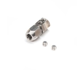 Pro Boat Motor Coupler, 4mm Flex, 5mm Shaft: Pro Boat